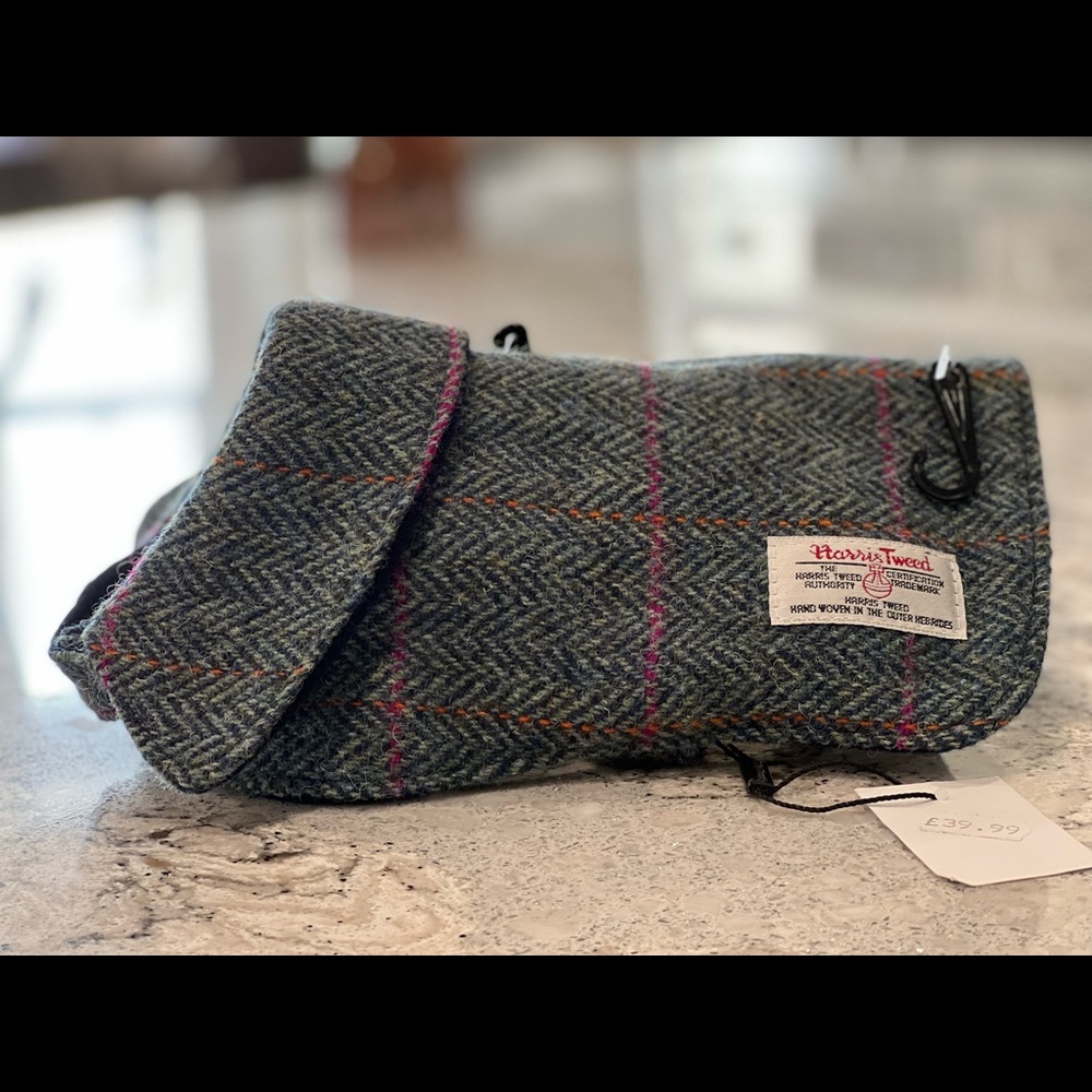 Harris Tweed dog coat